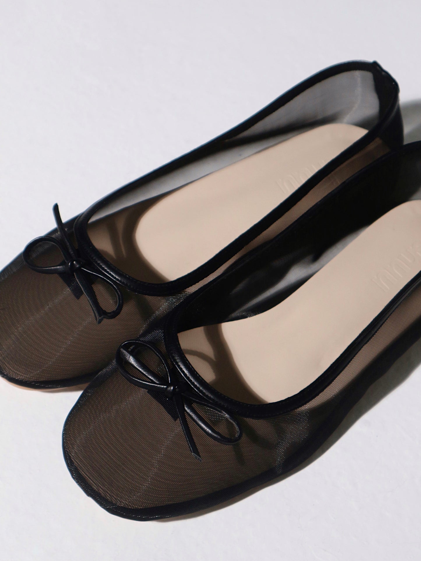 Bebe Mesh Flats in Black