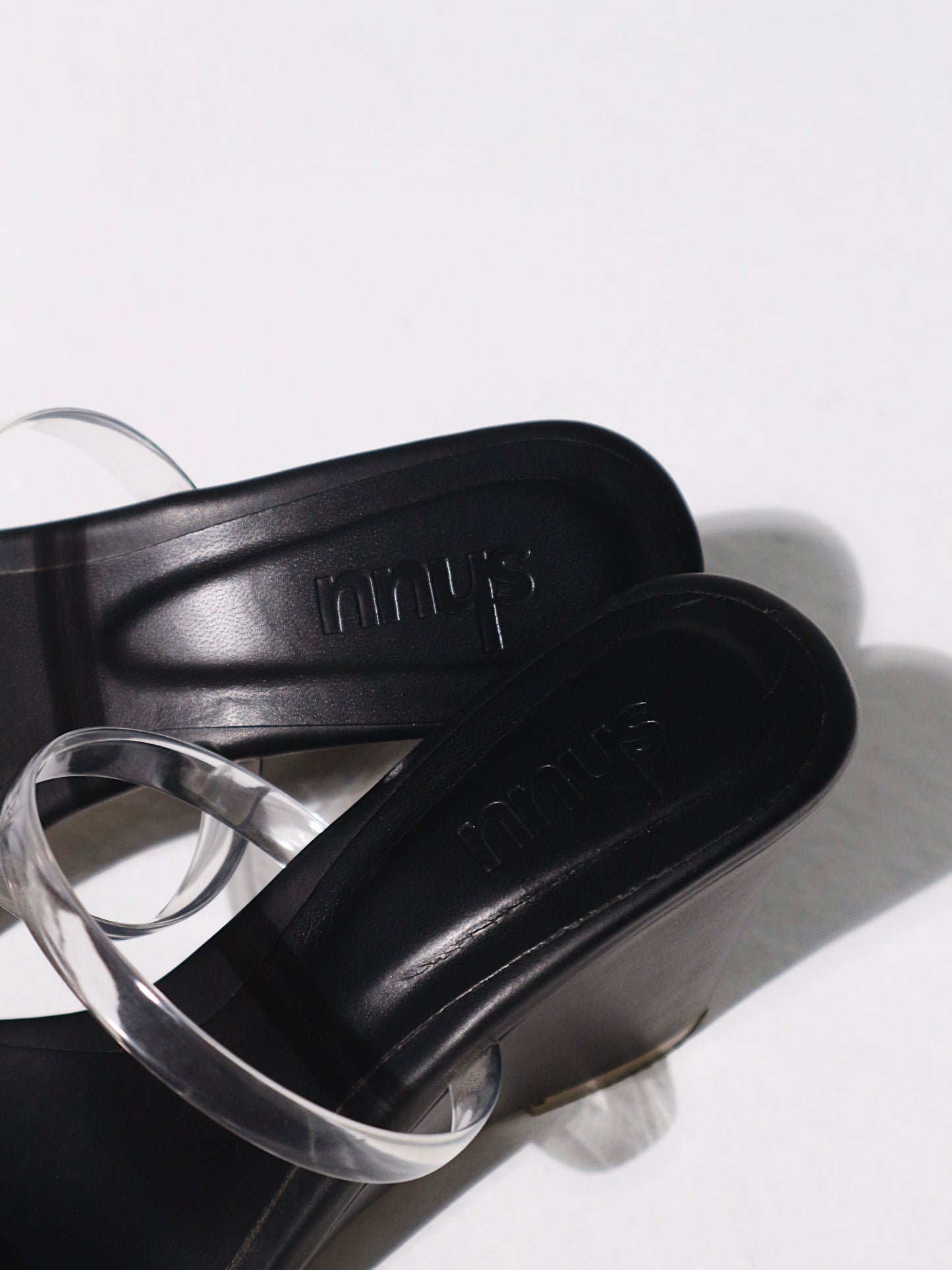 Alba Wedge Mules in Black