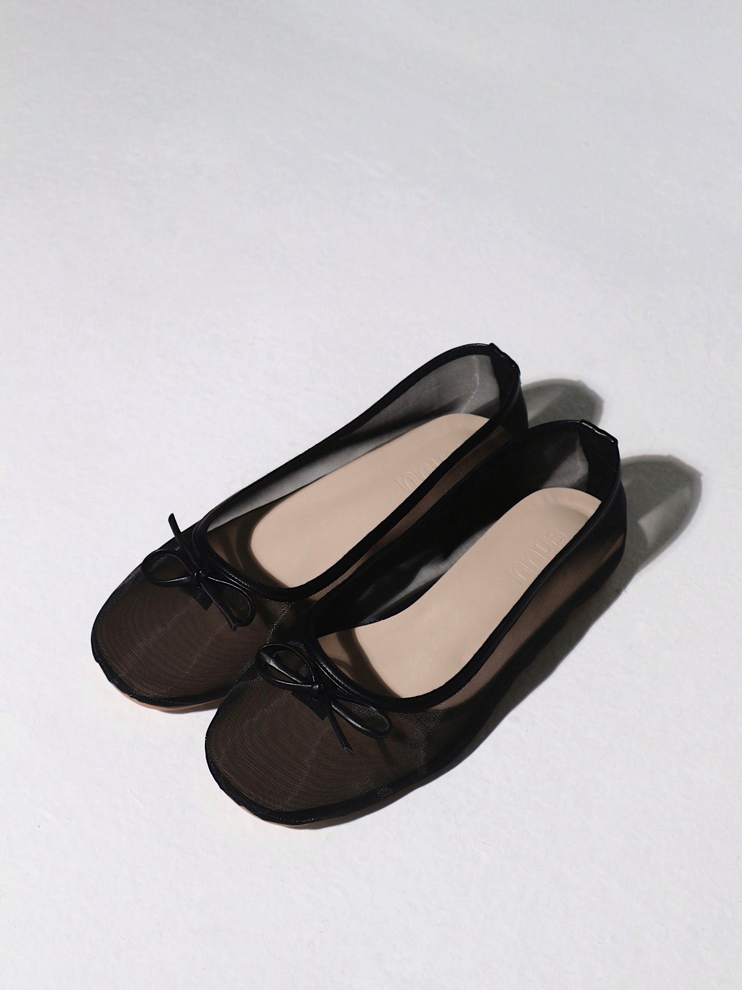 Bebe Mesh Flats in Black