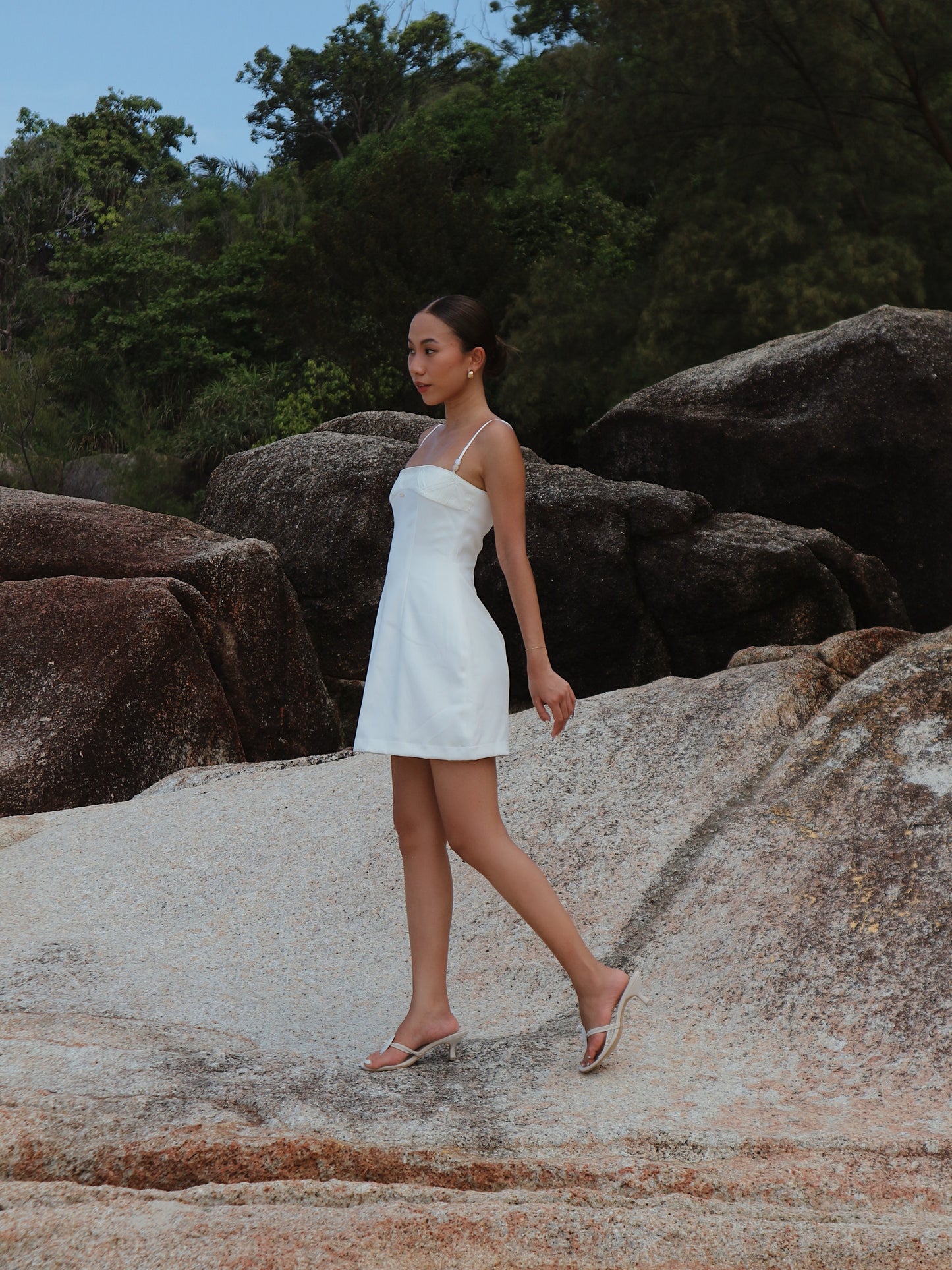 Isla Heels in Shell