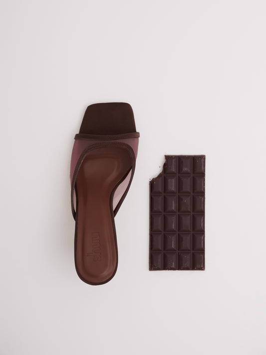 Brigette 2.0 Heels in Dark Cocoa