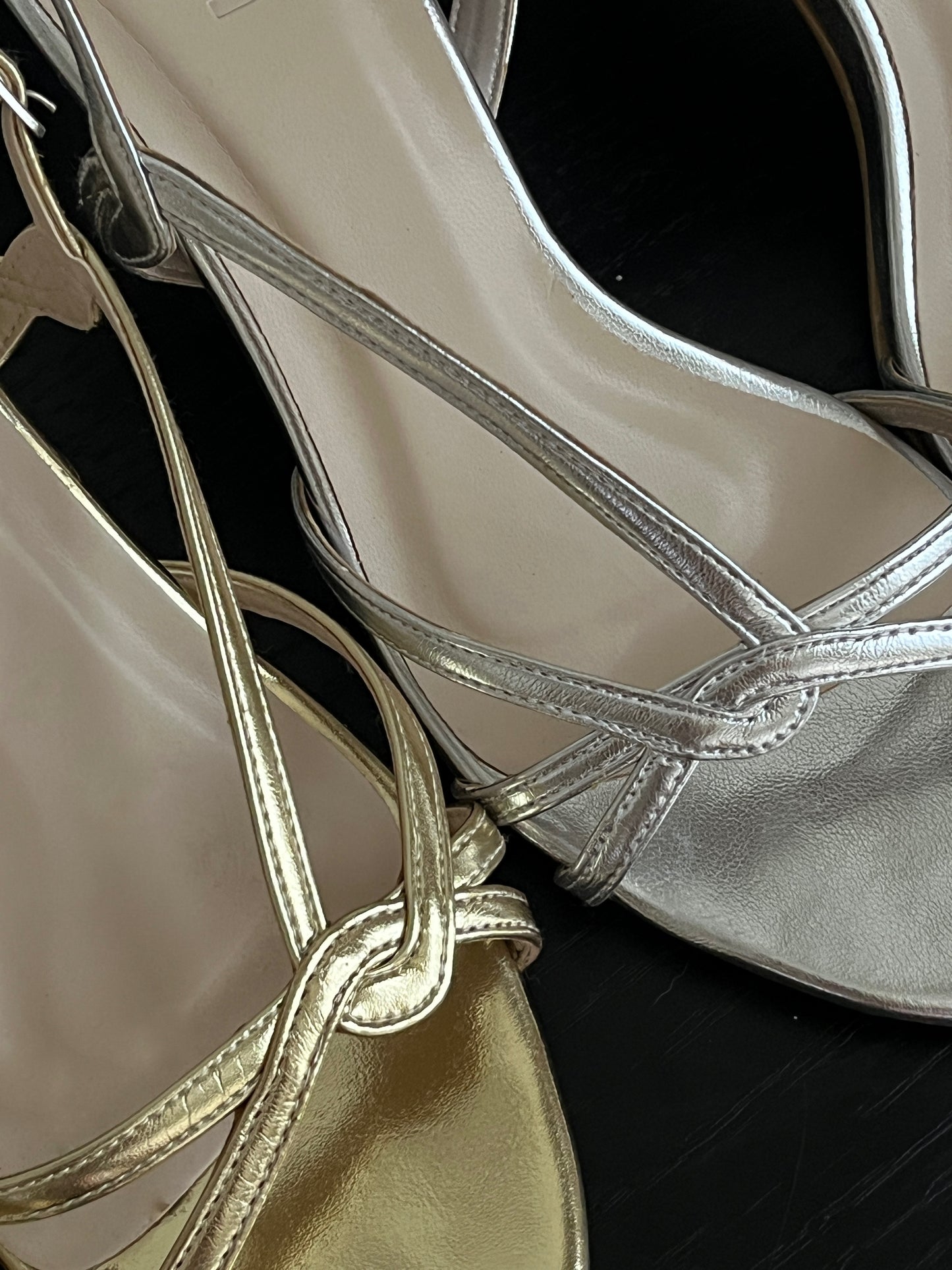 Lexie Metallic Heels in Charm