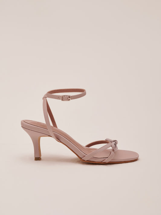 Dottie Strappy Heels in Blush