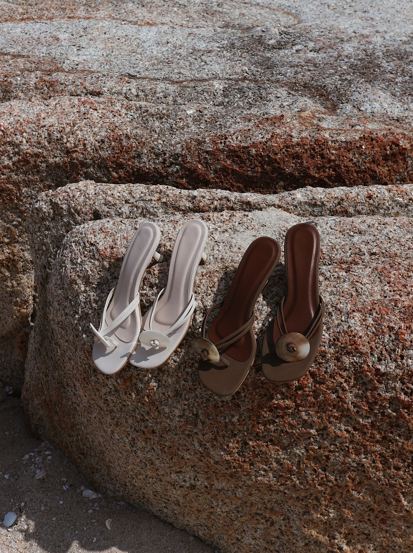 Isla Heels in Wood
