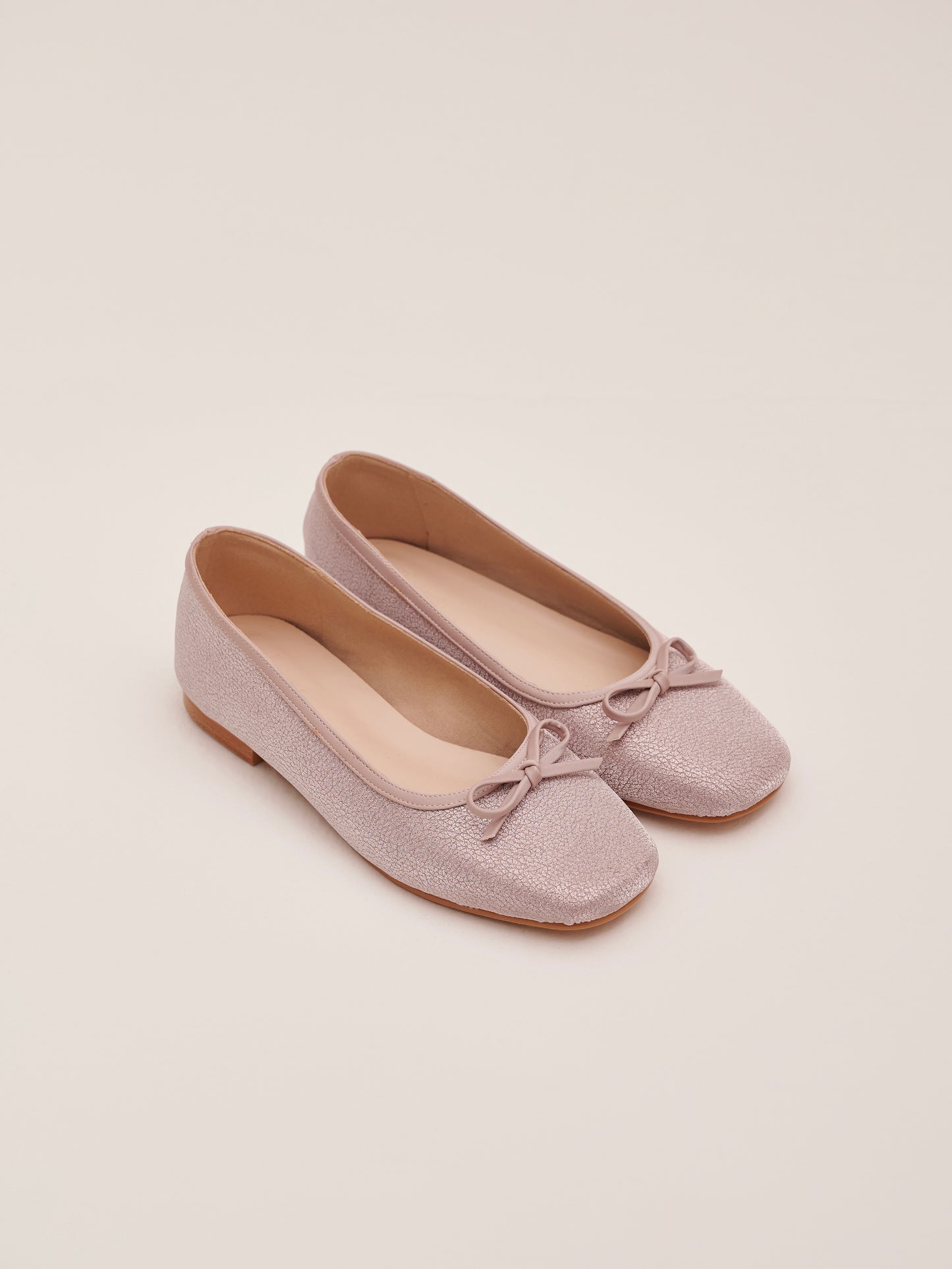 Bebe Glitter Flats in Princess Pink