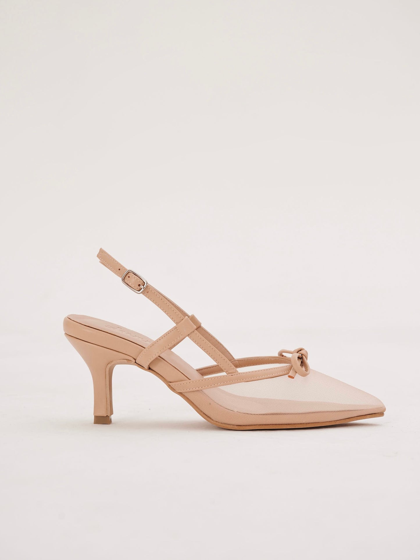 Miranda Pointy Heels in Oatmilk