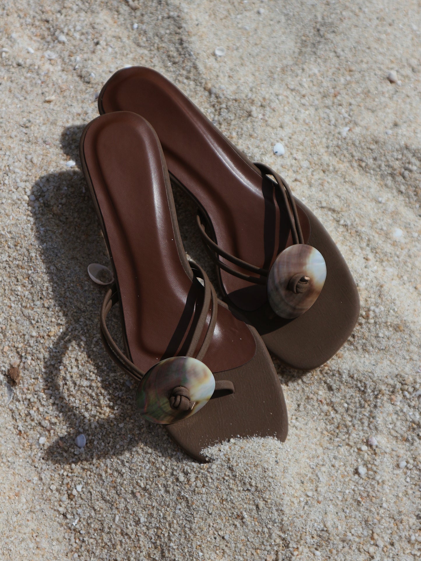 Isla Heels in Wood