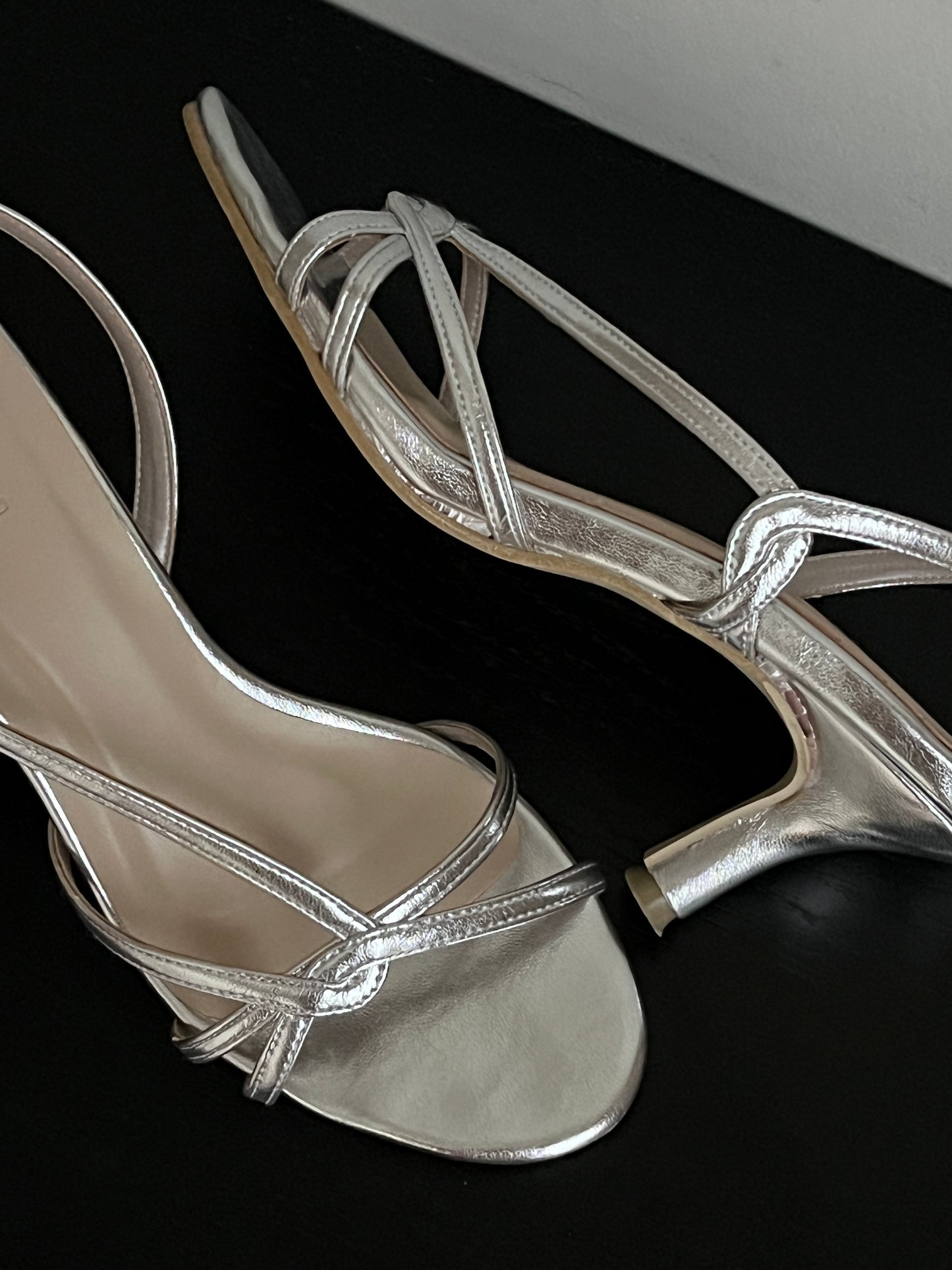 Lexie Metallic Heels in Charm