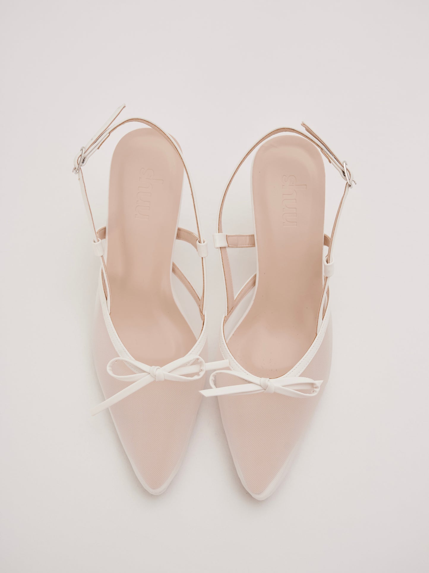 Miranda Pointy Heels in Creme
