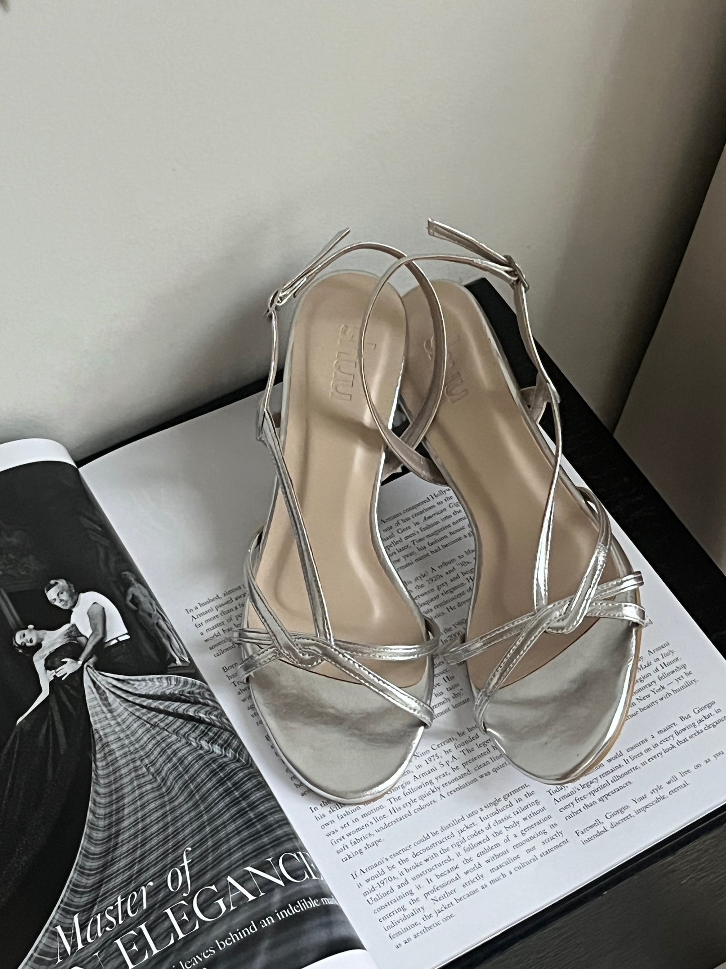 Lexie Metallic Heels in Charm