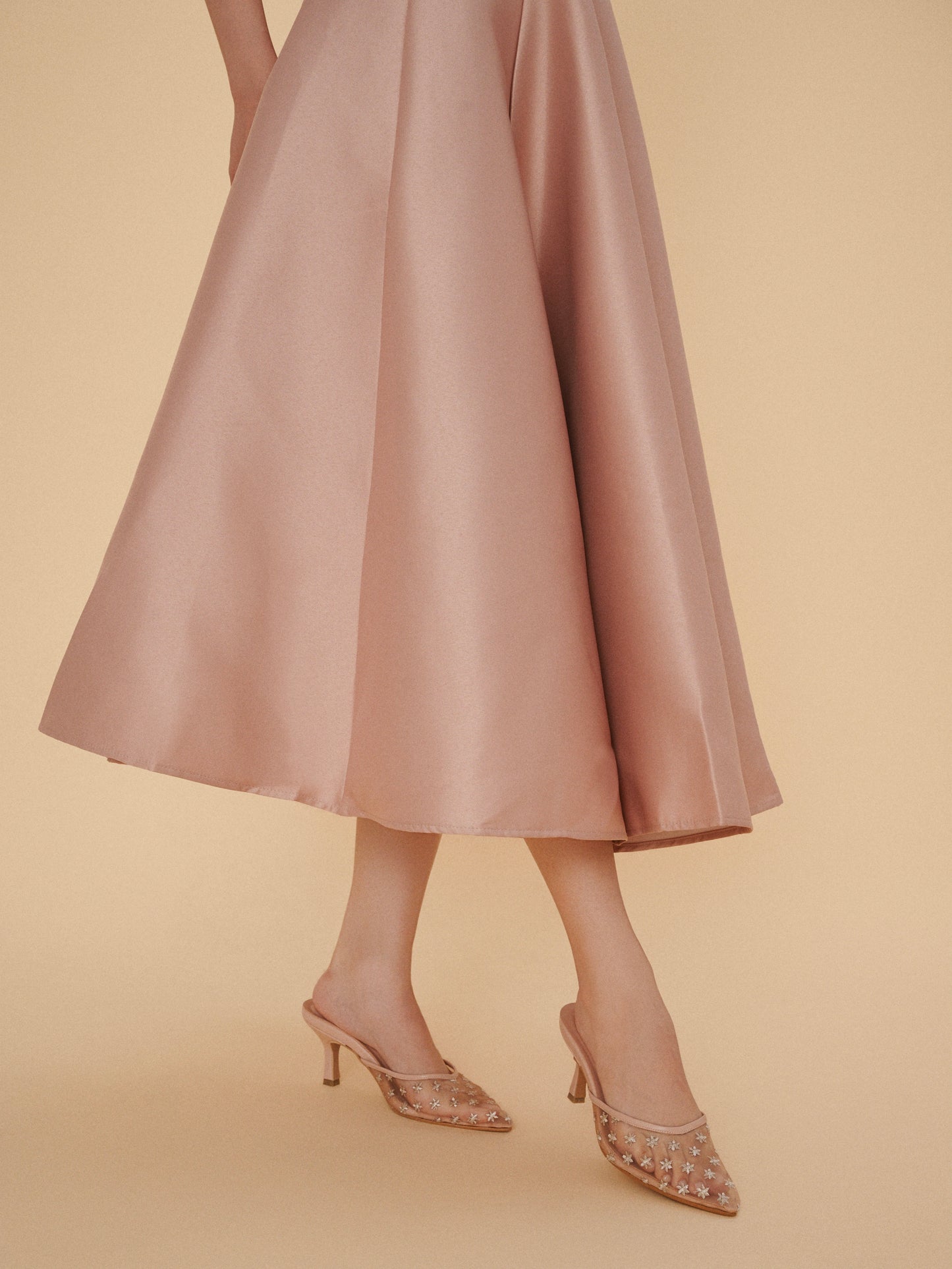 Cosette Heels in Peony