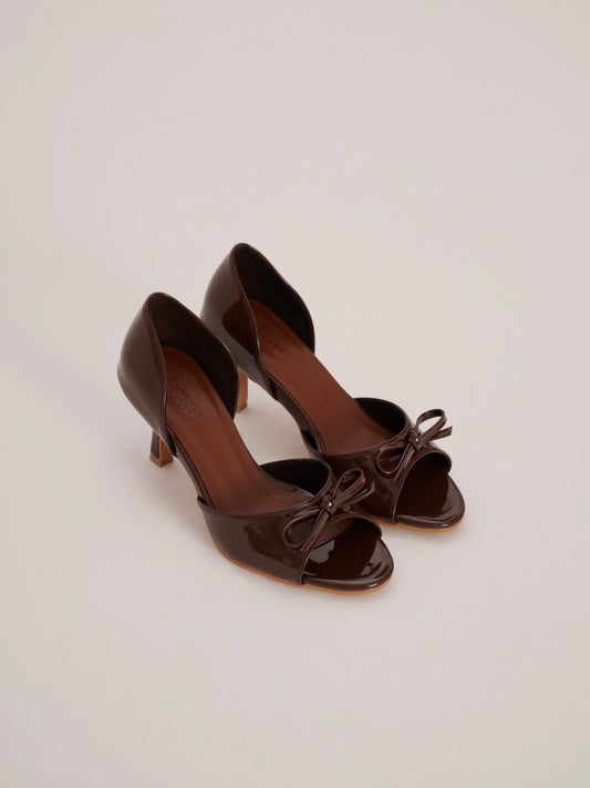 Bianca Heels in Chocolate