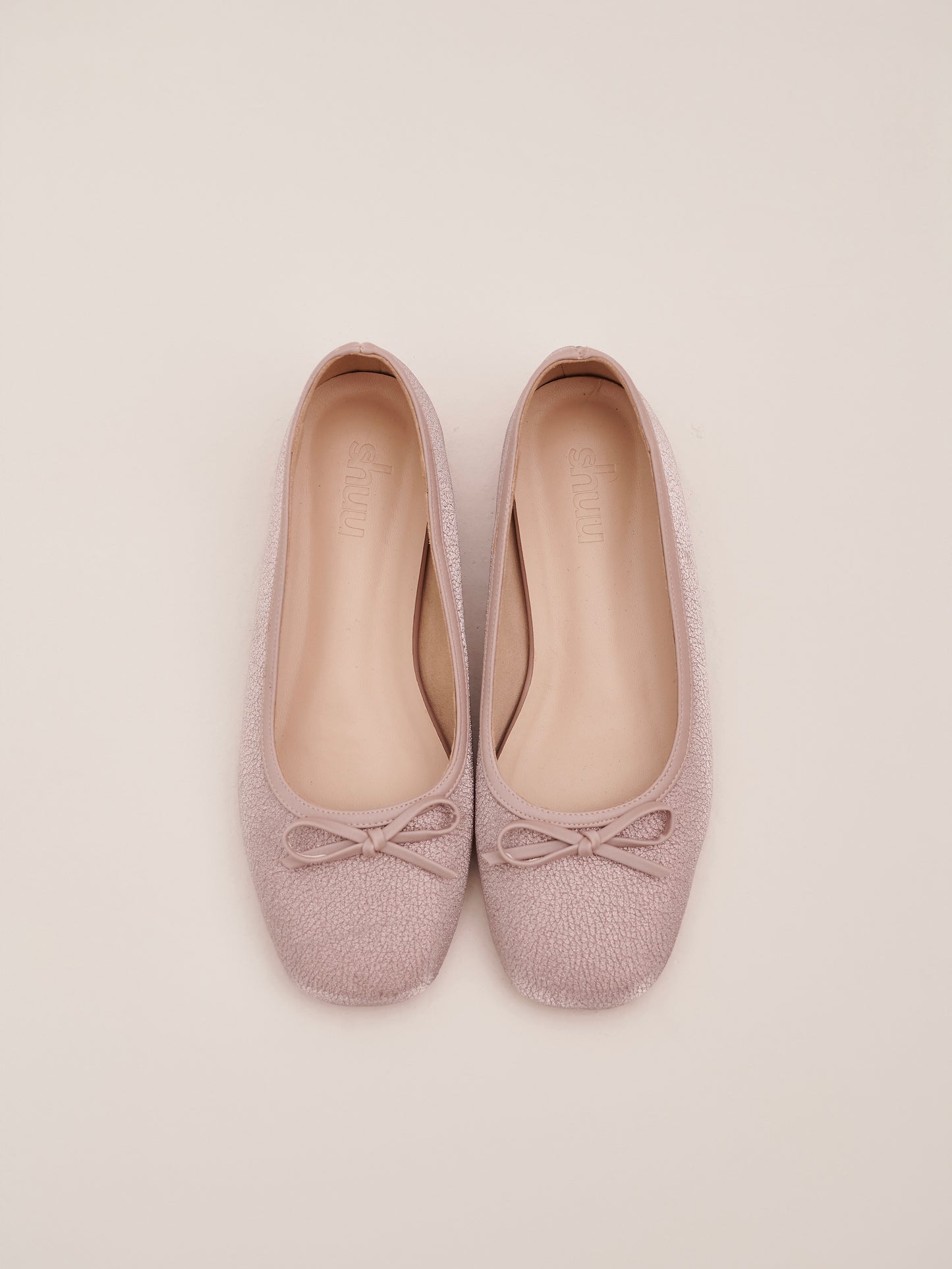 Bebe Glitter Flats in Princess Pink