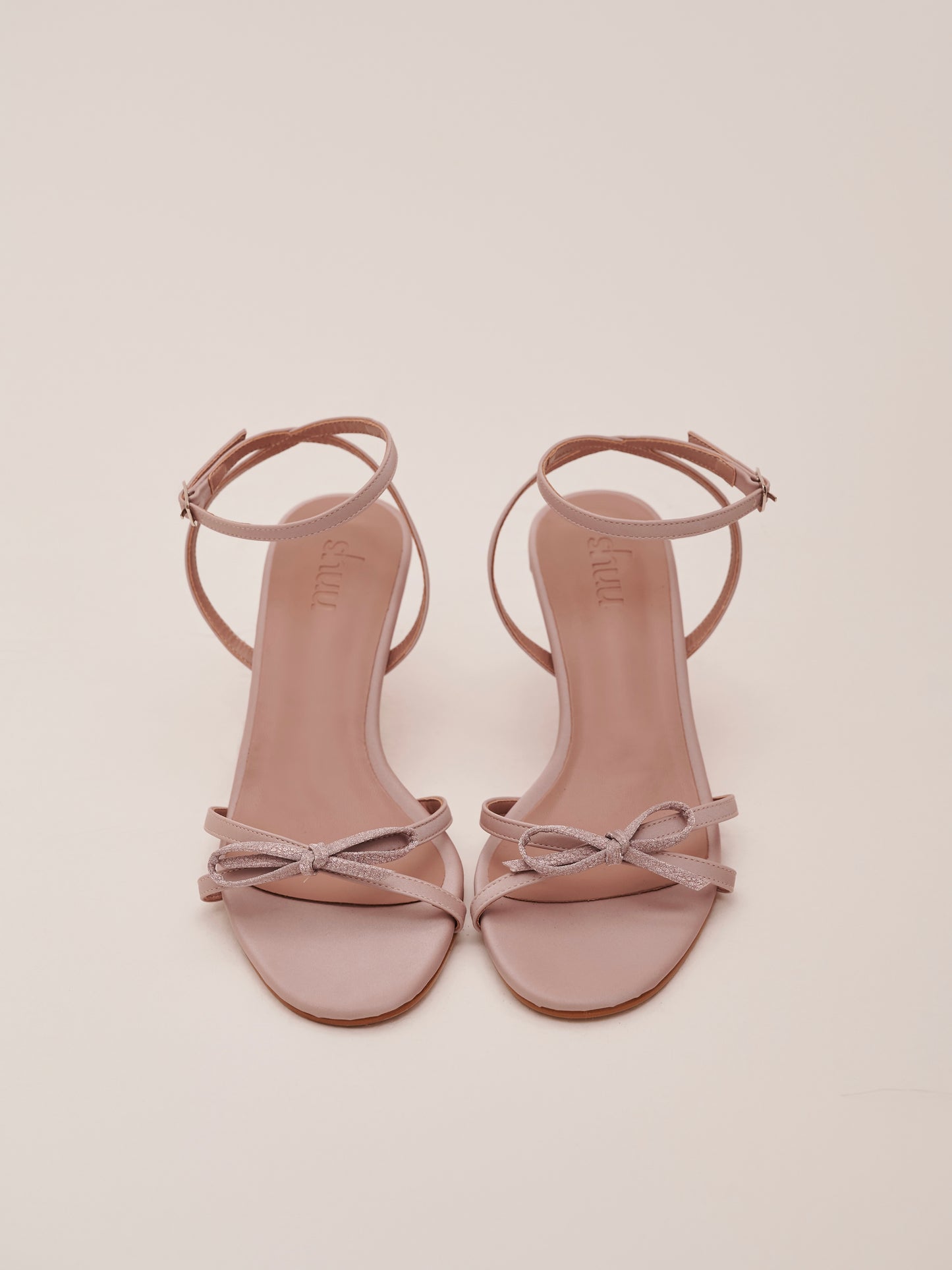 Dottie Strappy Heels in Blush