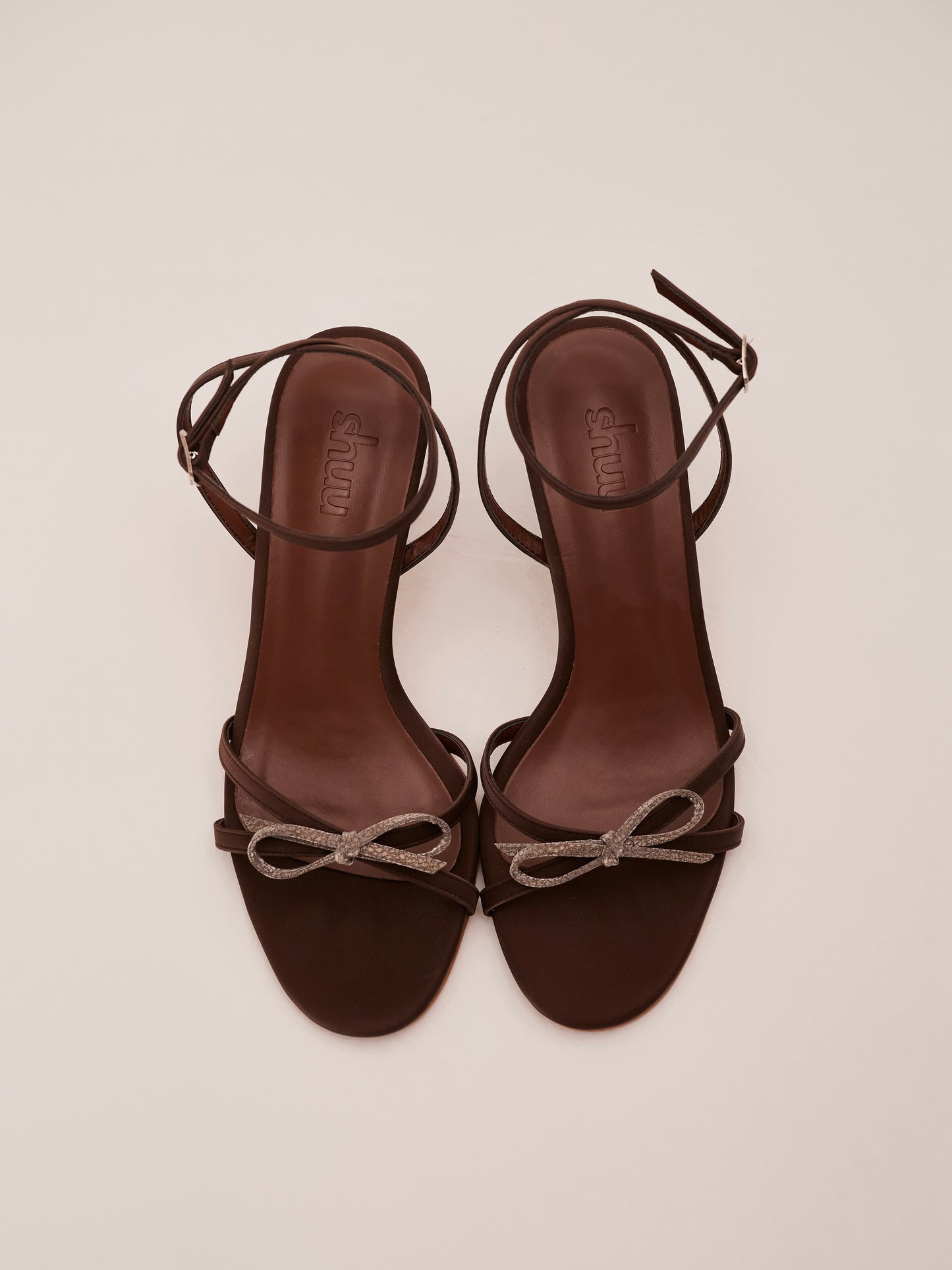 Dottie Strappy Heels in Espresso