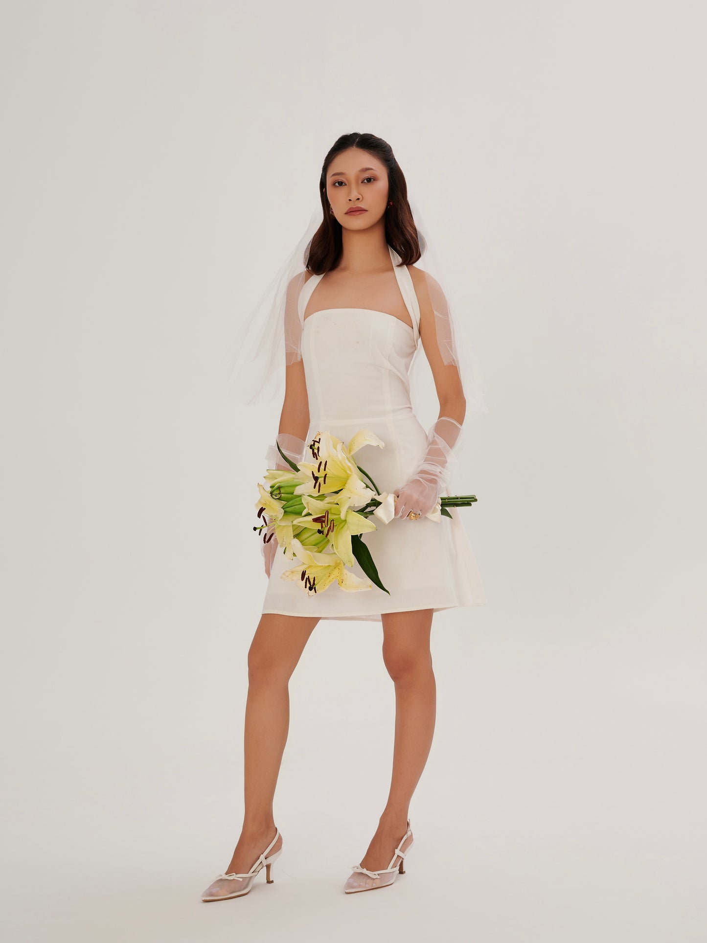 Miranda Pointy Heels in Creme