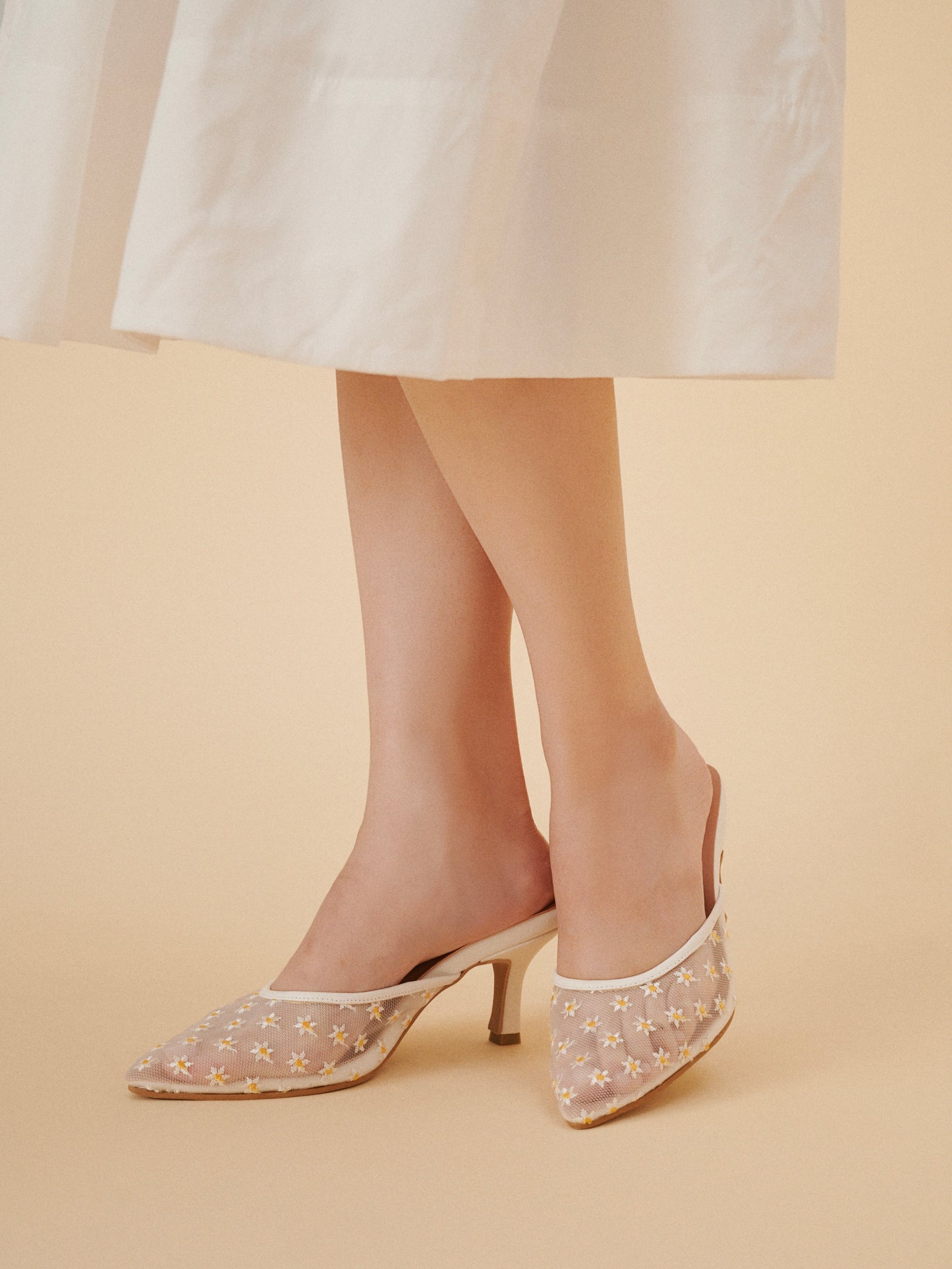 Cosette Heels in Daisy